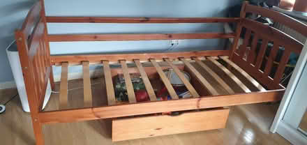 Photo of free Used wooden kid's single bed (TW74, Isleworth) #1