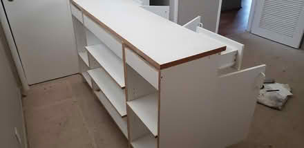 Photo of free White press board cabinet (Vallejo) #1