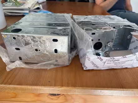 Photo of free Mixed socket and switch back boxes (E4) #1