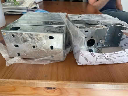 Photo of free Mixed socket and switch back boxes (E4) #1