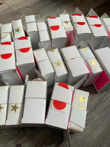 Photo of free Labels - Red circles and gold stars (Bishop Auckland DL14) #1