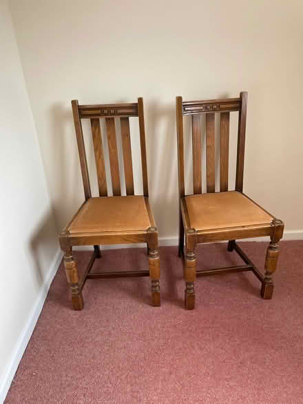 Photo of free 2 wooden chairs (Parkstone BH12) #1