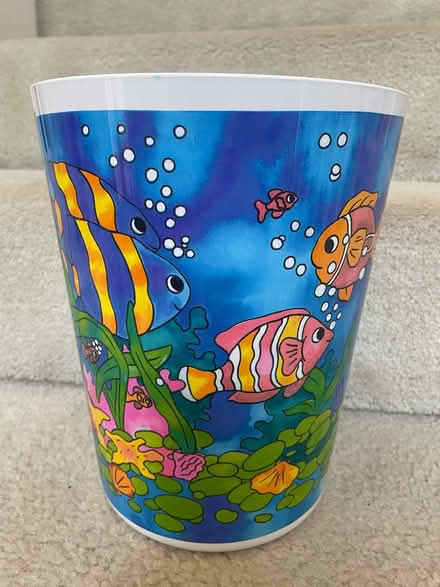 Photo of free Colorful fish design waste basket (West Plano) #3