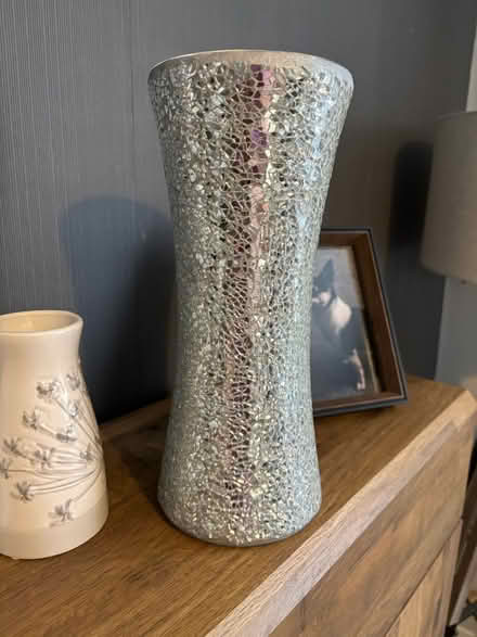 Photo of free Crackled glass vase (Letchworth SG6) #1