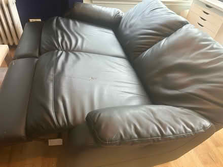 Photo of free Reclining leather liveseat (College Park) #3