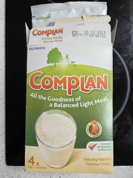 Photo of free 6 x Complan vanilla sachets (Frimley) #1
