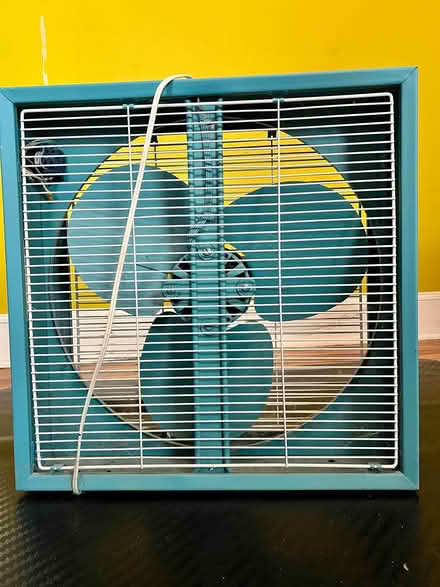 Photo of free GE Mid-Century Metal Box Fan (Takoma DC) #4