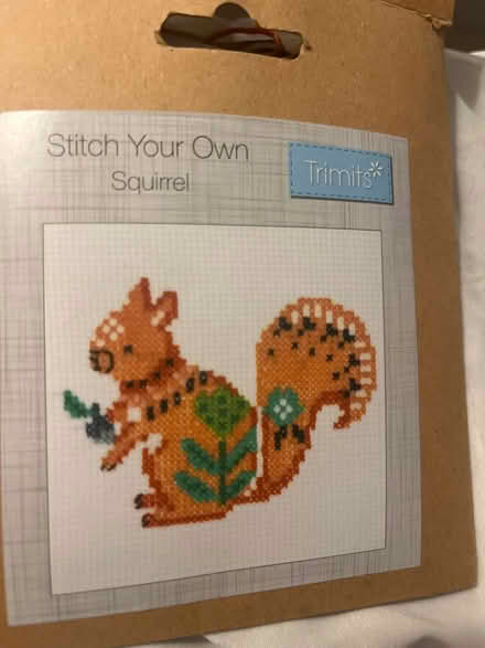 Photo of free Squirrel cross stitch set (Emscote Mill CV34) #1