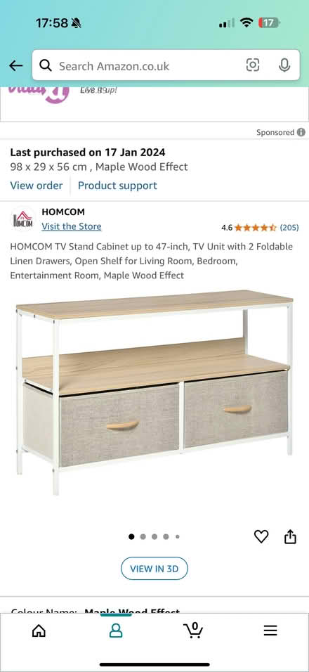 Photo of free TV Stand (Kingsmead) #1