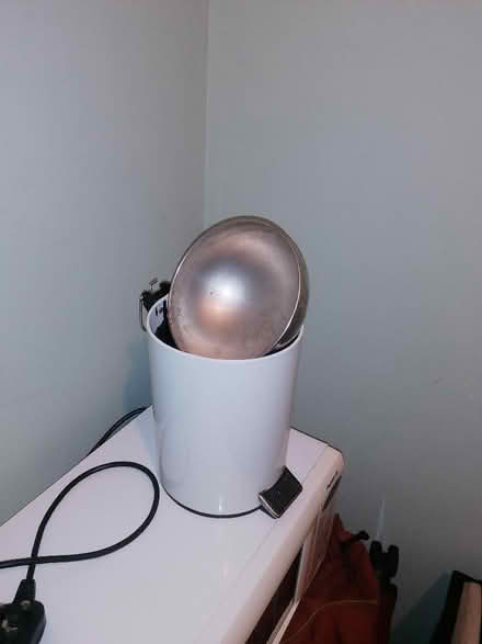Photo of free Small toilet bin, metal, broken (Bradford on Avon BA15) #1