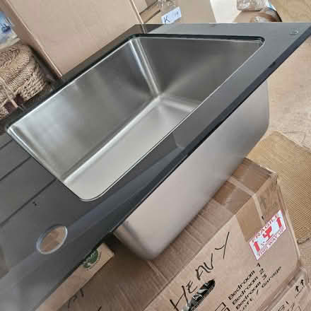 Photo of free Cooke & Lewis Steel & Black Glass Sink (Nethertown CA22) #3