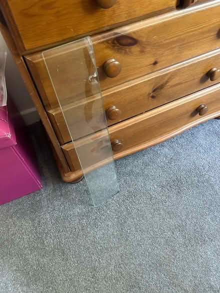 Photo of free Glass bathroom shelf (Sowerby HX6) #1