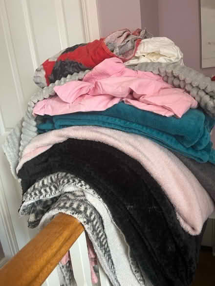 Photo of free Selection of double blankets/towels (RG2 Shinfield) #1