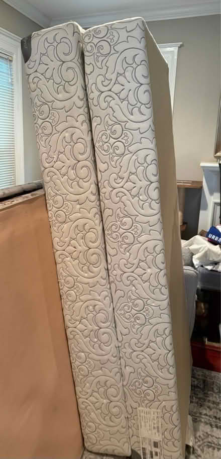 Photo of free King bed box spring (Beautyrest) (16th st hts dc) #1