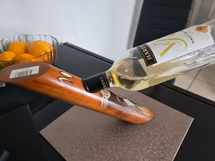 Photo of free Natural balance wine bottle stand (IG6 3s) #2