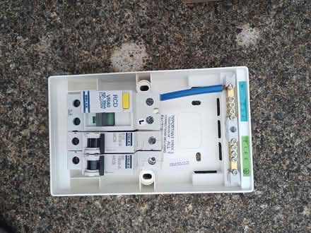Photo of free Consumer unit with 2 breakers. (Woodcote RG8) #1