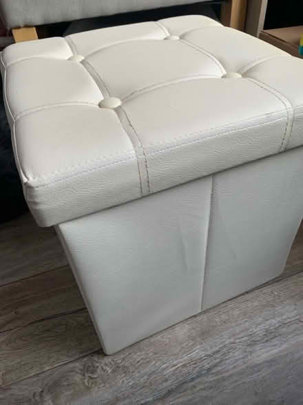Photo of free White Foldable Ottoman (Bishop Auckland DL14) #1