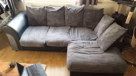 Photo of free 3/4 seater L-Shaped Sofa (E9) #1