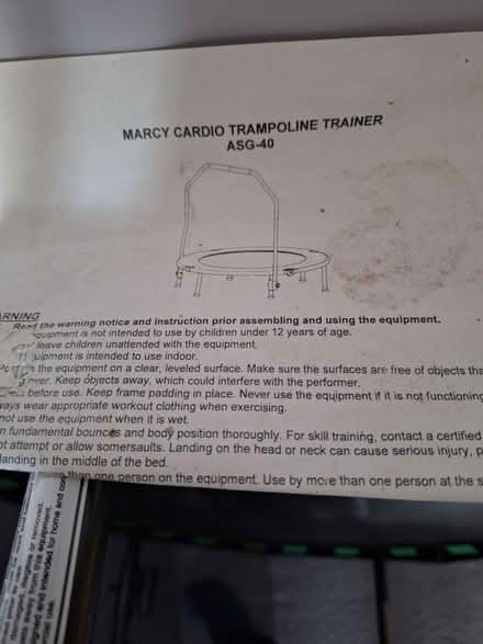 Photo of free Cardio trampoline (South Green CM11) #2