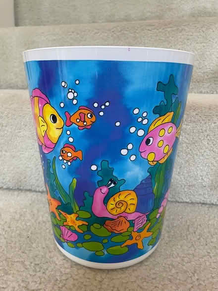 Photo of free Colorful fish design waste basket (West Plano) #1