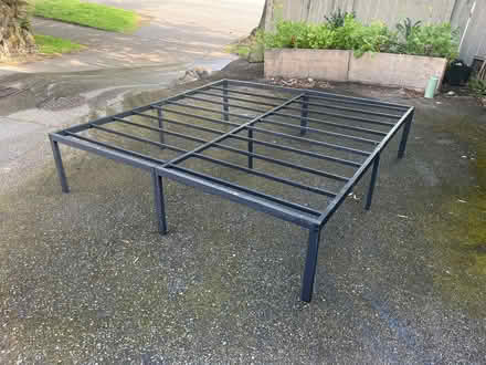 Photo of free King bed frame (North Queen Anne) #1