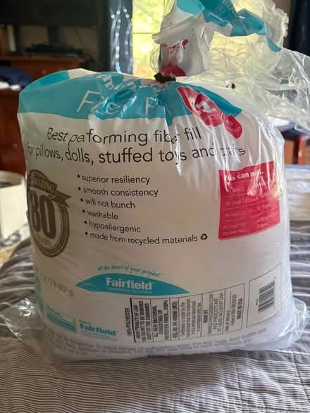 Photo of free Bag of fiber fill (Basking Ridge) #1
