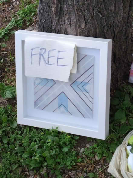 Photo of free Misc art / decorations (curb) (871 Somerset St) #2