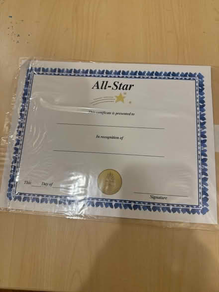 Photo of free Kids award sheets (95070) #2