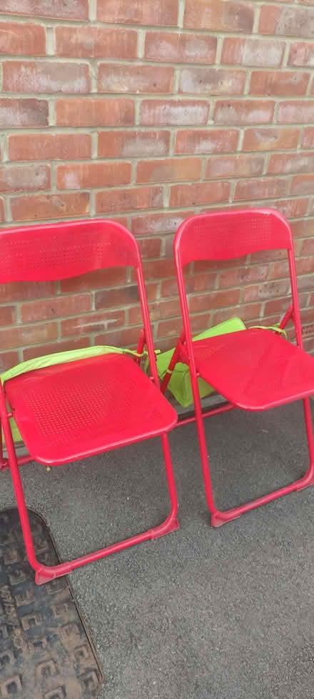 Photo of free Foldable metal chairs (Milton OX13) #1