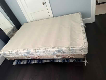 Photo of free Full Bed - frame/mattress/box spgs (16th st hts dc) #1