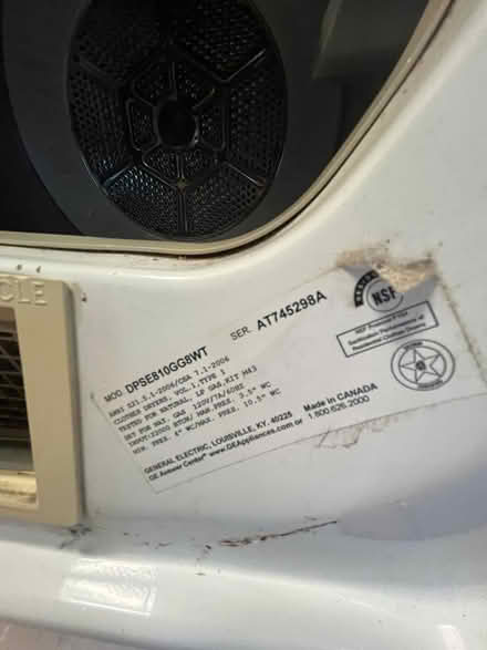 Photo of free GE gas dryer (Berkeley, near Claremont Hotel) #2
