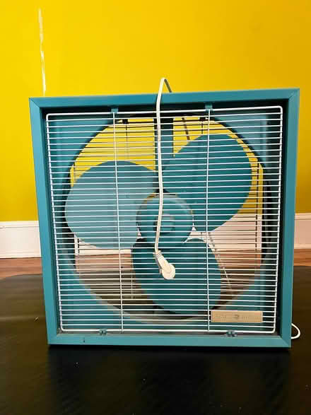 Photo of free GE Mid-Century Metal Box Fan (Takoma DC) #1