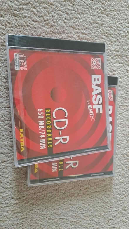 Photo of free 2 blank CD-R in jewel cases (Winkfield Row RG42) #1