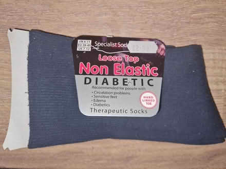 Photo of free Loose top non elastic diabetic sock (BN72LE) #1