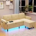 Photo of free 72" Sofa with Storage Ottoman (Harvard Square) #1