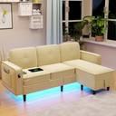 Photo of free 72" Sofa with Storage Ottoman (Harvard Square) #1