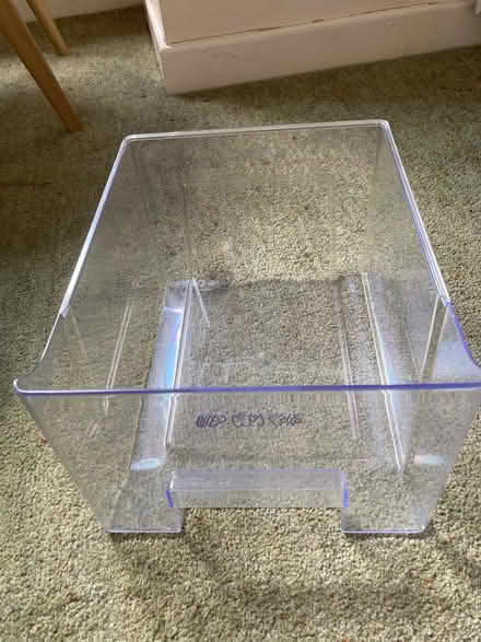 Photo of free Clear plastic refrigerator container (Ditton Meadows CB5) #1