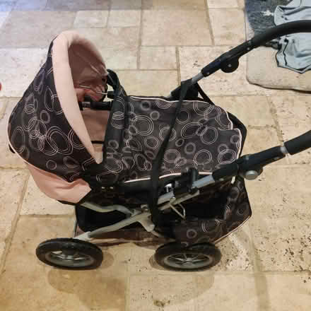 Photo of free Collapsible Dolls Pram and Bag (Knighton LE2) #1