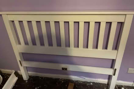 Photo of free Small double (4ft) headboard (Gorton, M18) #1
