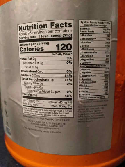 Photo of free Pea Protein Powder (East Village) #3