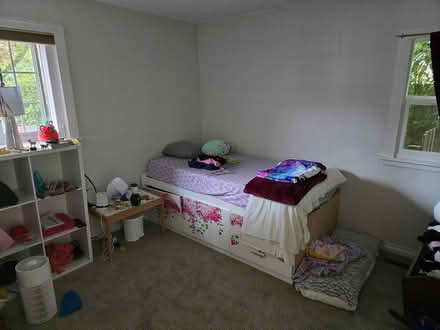 Photo of free Child's bed with drawers, white (West Seattle) #1