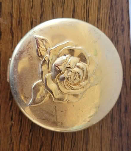 Photo of free 80s gold-colored compact mirror (Adams Morgan) #1