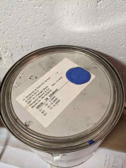 Photo of free Matte Twilight Blue Paint, 1 Gallon (East Village) #3