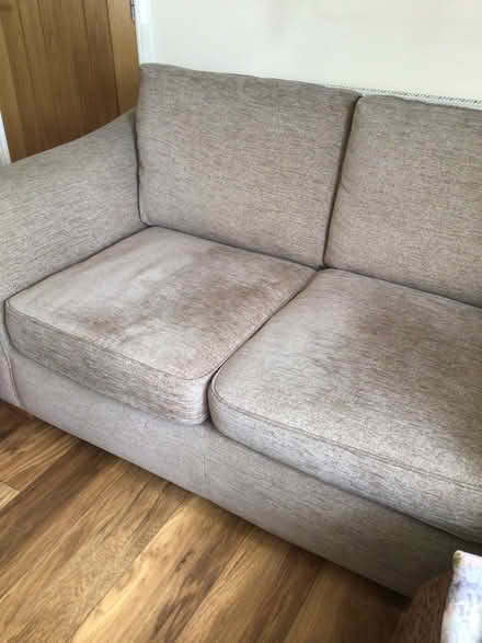 Photo of free Two seater Next fabric settee. (Morley LS27) #1
