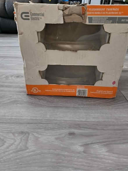 Photo of free 11" flush mount twin pack (Jamaica, NY) #2