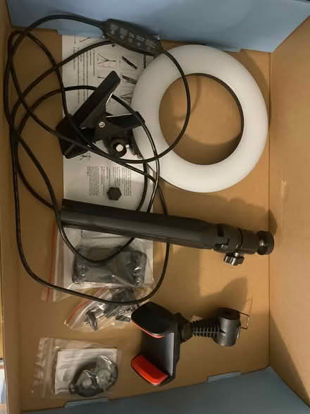 Photo of free Ring fill light and short stand (Reston) #1