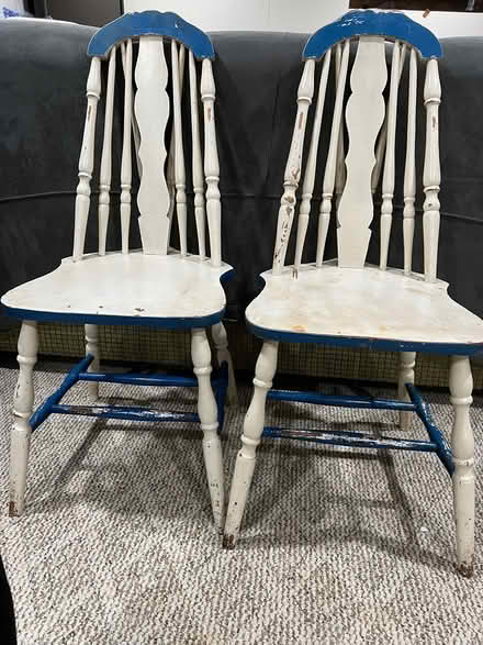 Photo of free Vintage Dining Chairs (Wood Ridge) #1