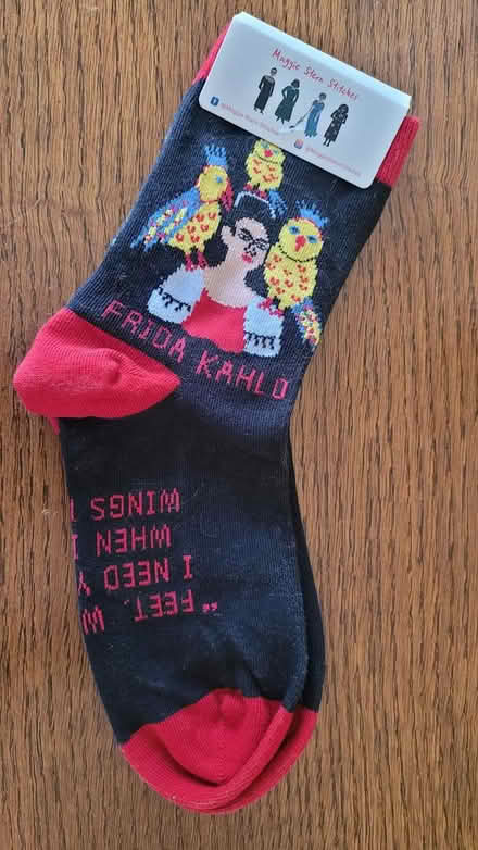 Photo of free Frida Kahlo socks - new (Adams Morgan) #1