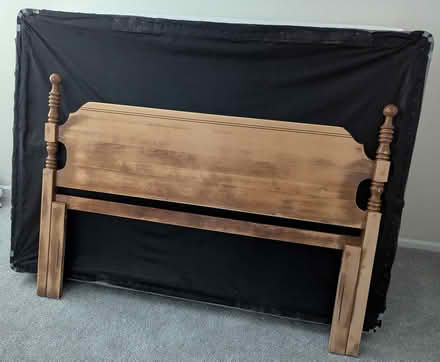 Photo of free Full Size Bed and /or Frame (SE Fort Collins/Timnath) #2