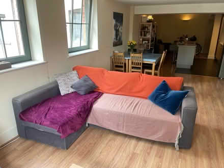 Photo of free Grey IKEA Corner Sofa Bed (Manchester City Centre M1) #1